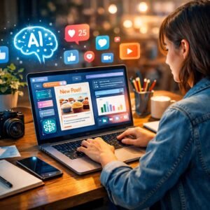 Read more about the article Best AI Tools for Social Media Content Creation in 2026