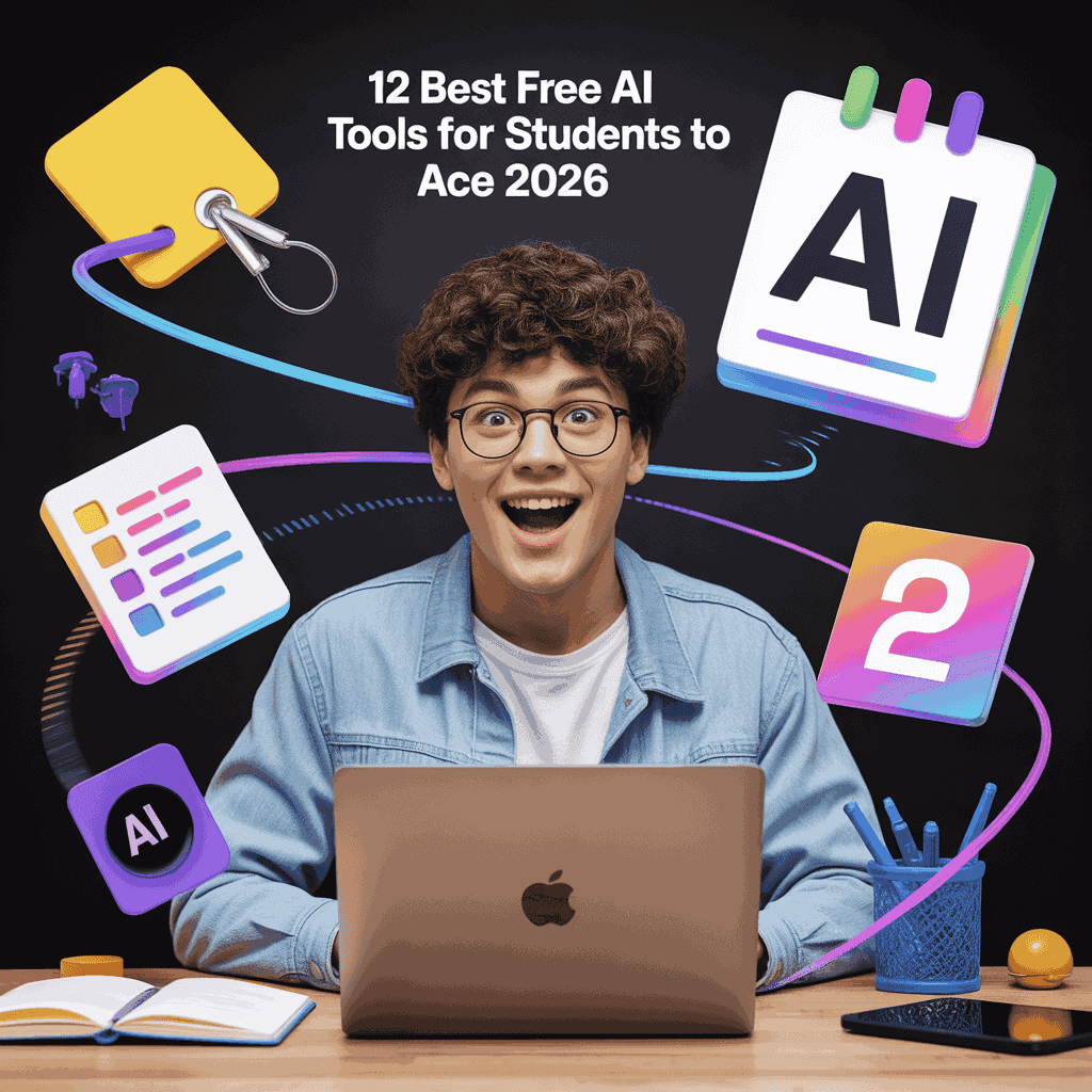You are currently viewing 12 Best Free AI Tools for Students to Ace 2026