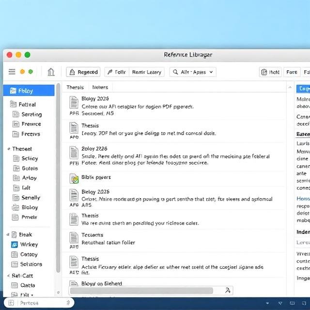 Zotero AI organizing student research papers and APA citations